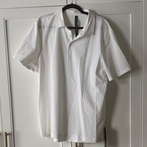 Lululemon Athletica Classic White Polo Shirt